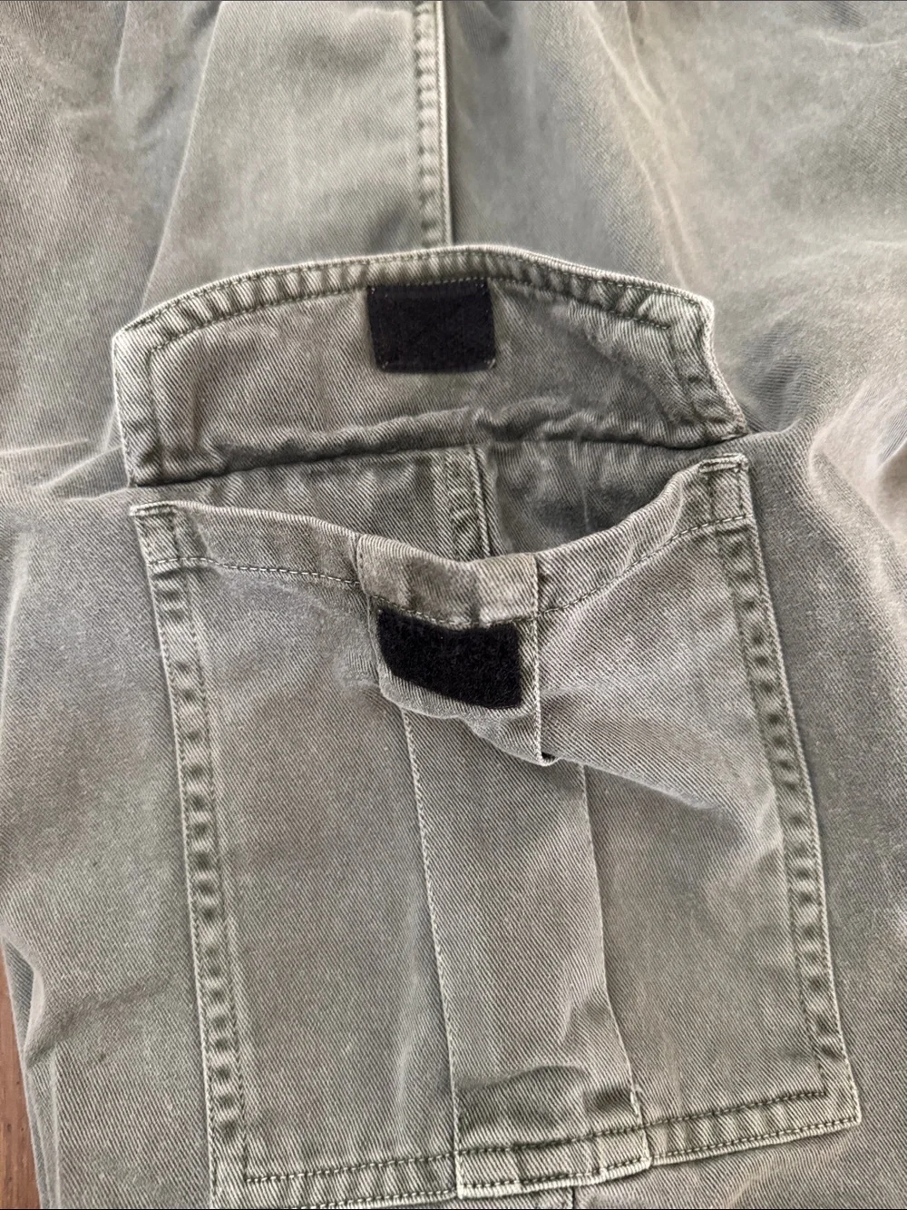 VTG Gramicci Belted Shorts Climbing Military Olive Green Hiking Unisex Large EUC